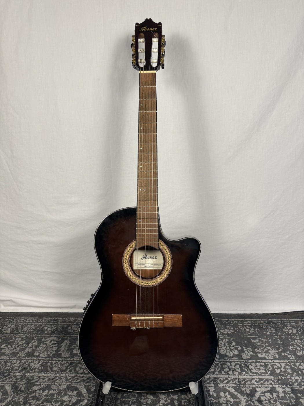 Ibanez Thinline Nylon Guitar - Ebony
